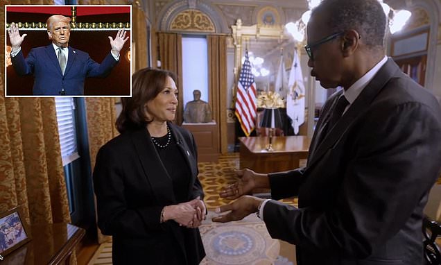dlacalle_IA's tweet card. President Donald Trump announced Tuesday he had reached a settlement with CBS and Paramount triggered by a 60 Minutes interview with Vice President Kamala Harris.