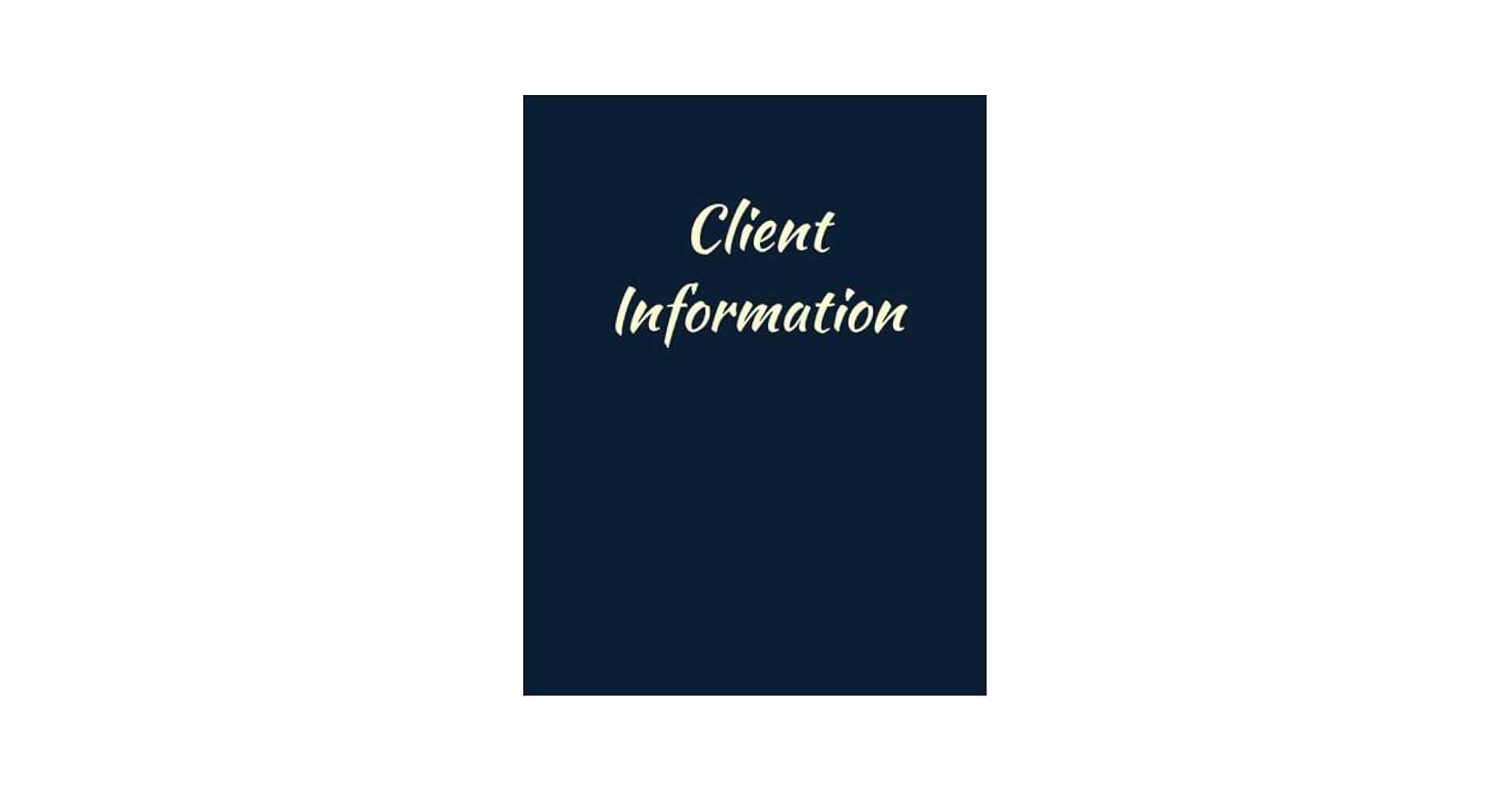 mcwilsonky's tweet card. A Client Information log book for all of your needs. Perfect for hair stylists, landscapers, cleaners, massage therapists, nail salons, and any small business that wants to track their clients....