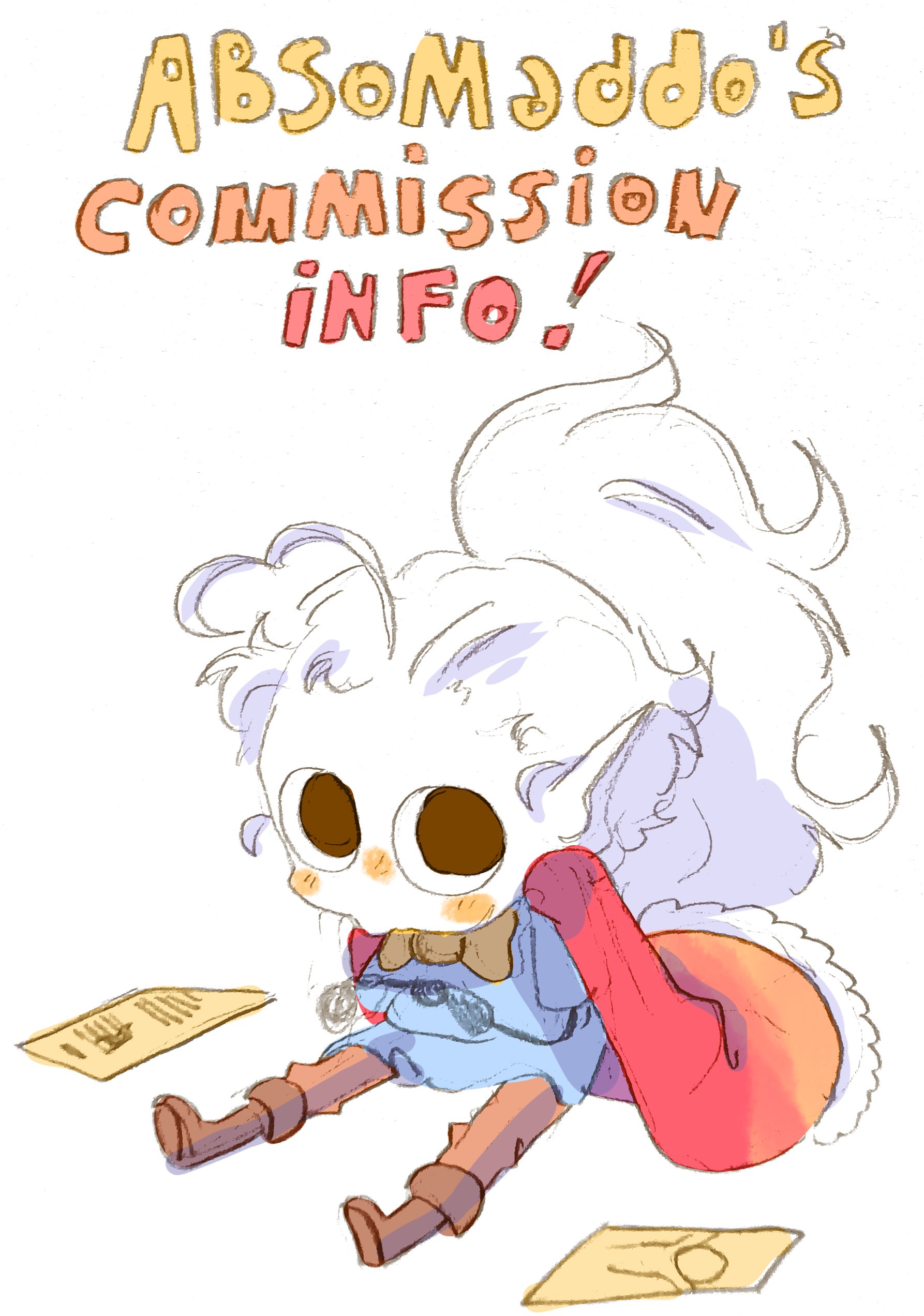 AbsoMaddo's tweet card. Commissions Open! Click to see AbsoMaddo's commission menu.