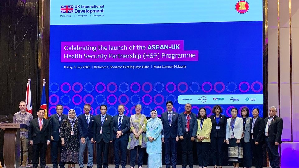 DomWUK's tweet card. ASEAN's ability to tackle health threats has been strengthened with the launch of the five-year ASEAN-UK Health Security Partnership Programme, which will fund projects to improve healthcare systems,...