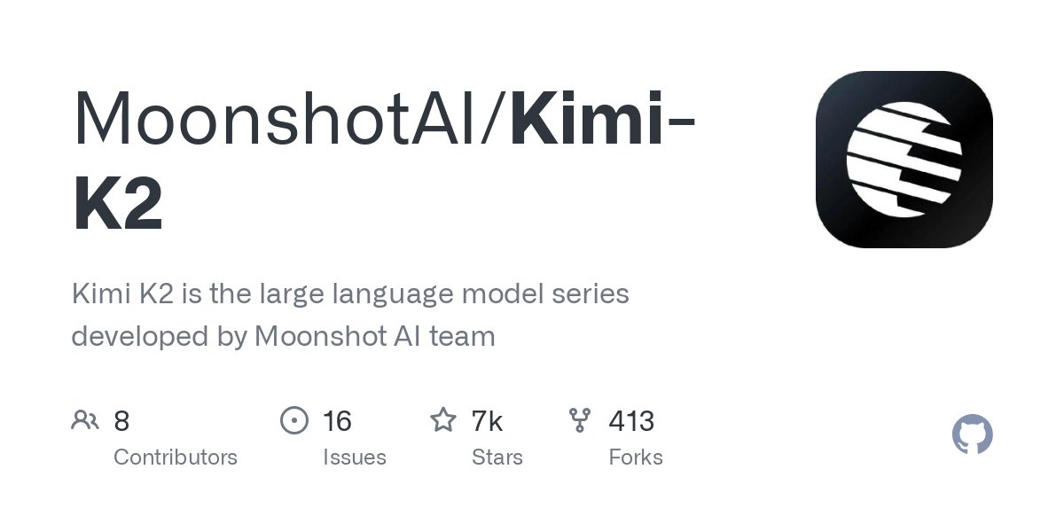 Medal_AI's tweet card. Kimi K2 is the large language model series developed by Moonshot AI team - MoonshotAI/Kimi-K2