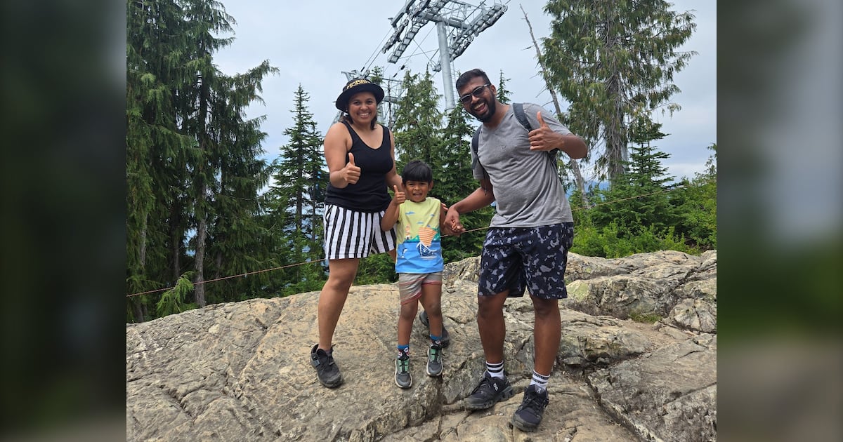 CTVVancouver's tweet card. Outdoor enthusiasts Vinu Wesley and Subhashree Kannan took their three-year-old son Valluvan to the gruelling Grouse Grind expecting they would turn back before the halfway point. They were amazed...