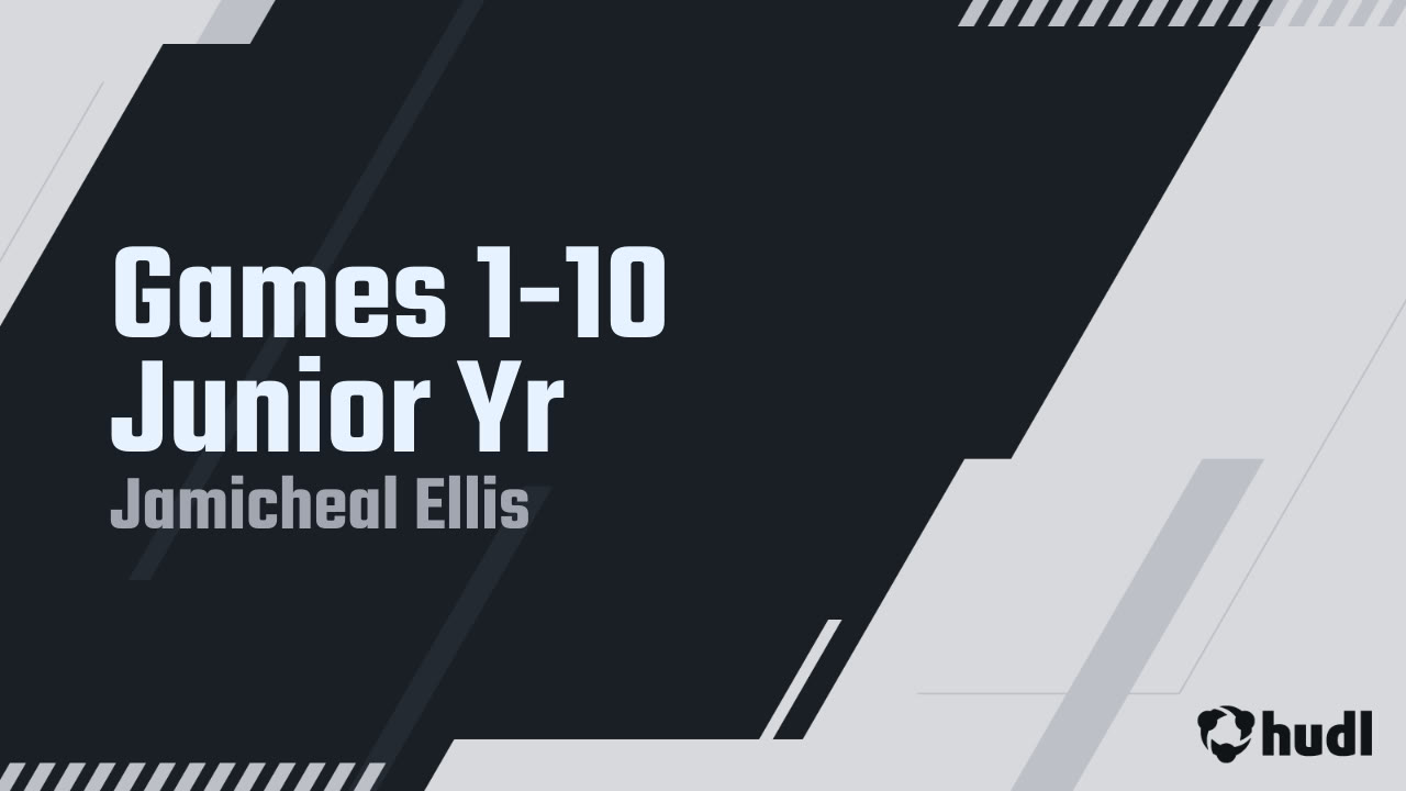 ellis7_king's tweet card. Games 1-10 Junior Yr