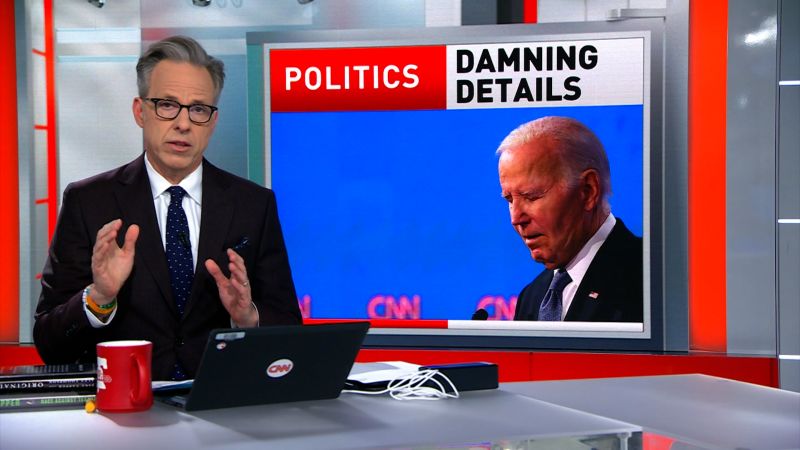 ryanstruyk's tweet card. CNN’s Jake Tapper discusses his book “Original Sin” and Joe Biden’s declining mental and physical health, as well as actor George Clooney’s encounter with the president at a June 2024 Los Angeles...