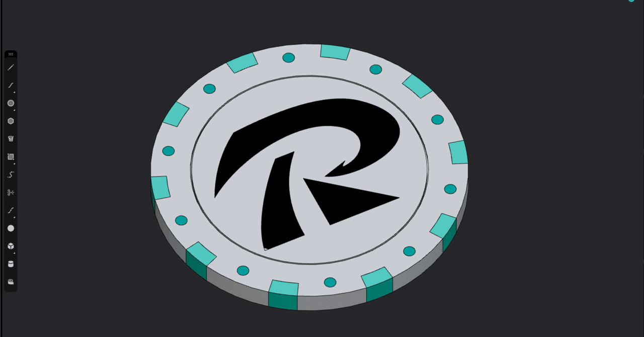 Renji_81's tweet card. MakerChipってなに？ MakerChipは、3Dプリンター愛好家のための 直径 40 mm / 厚さ 3~3.5 mm の“コイン型名刺”。 ロゴやQRを入れて配ったり交換したりできる、3D プリンター愛好家、必見のプロジェクトです！ 公式テンプレもありますが、規格さえ守れば完全オリジナルのモデルを自由に作成できるのが素晴らしいところ！ 日本の 3DP 界隈では、「小さな円の中にどれ...