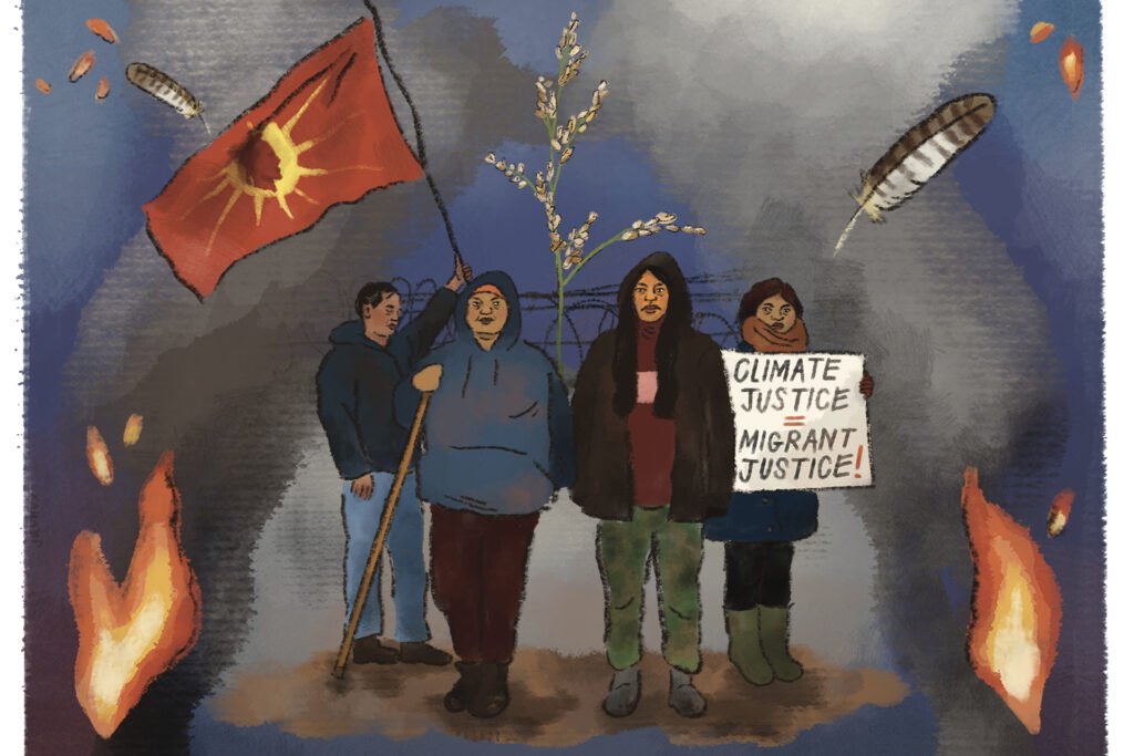 rahulbala_'s tweet card. A new writer through shado's mentorship programme writes about the connection between climate and migrant justice in Canada.