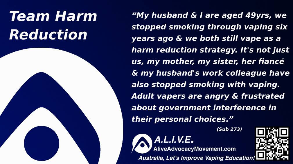 DarIsb66's tweet card. My husband and I are aged 49 years, and we have stopped smoking through vaping six years ago and we both still vape as a Harm Reduction Strategy so that we do not return to smoking cigarettes. But...