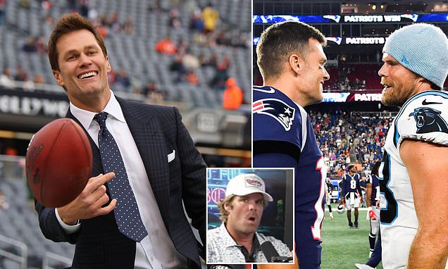 MailSport's tweet card. Olsen was replaced by Brady as the No 1 analyst for Fox Sports last year, with the seven-time Super Bowl-winning quarterback beginning a 10-year deal worth $375million.
