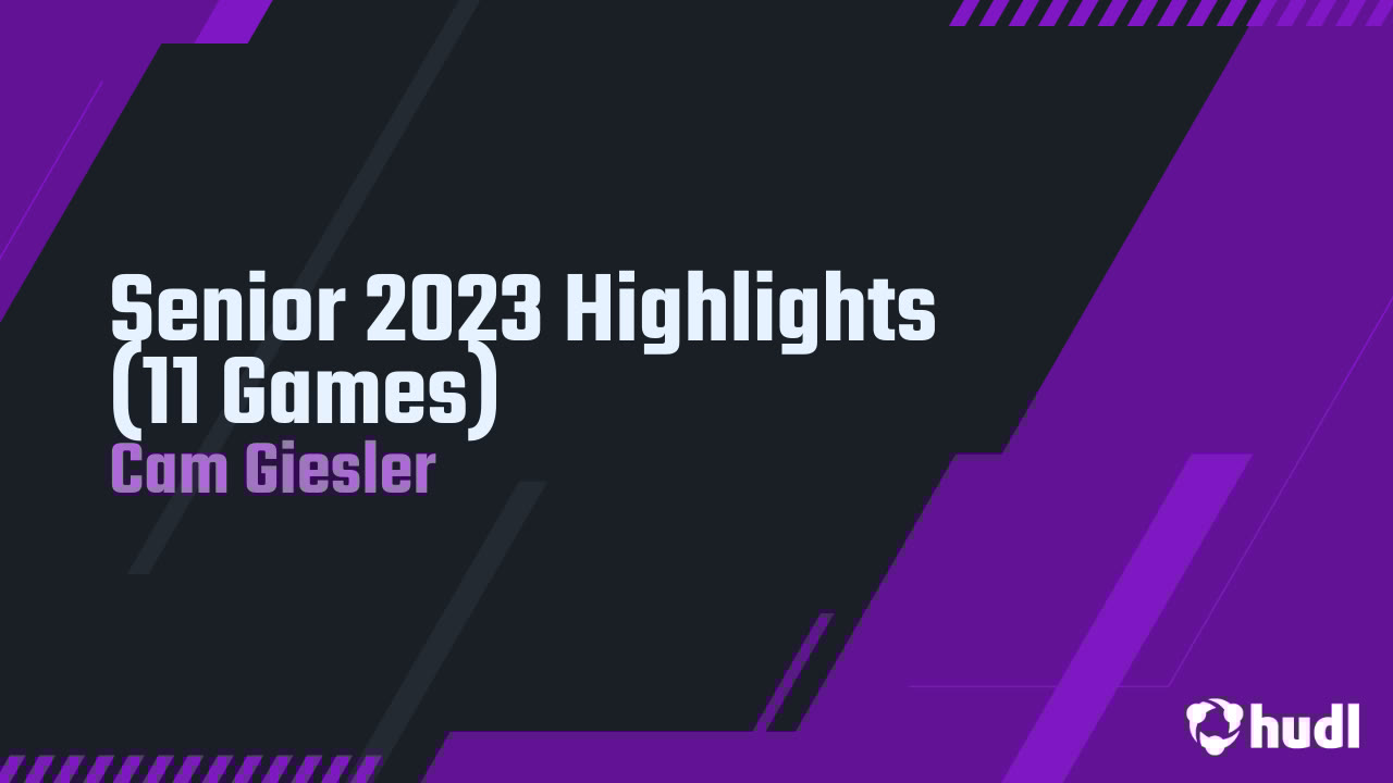 camisking3's tweet card. Senior 2023 Highlights (11 Games)