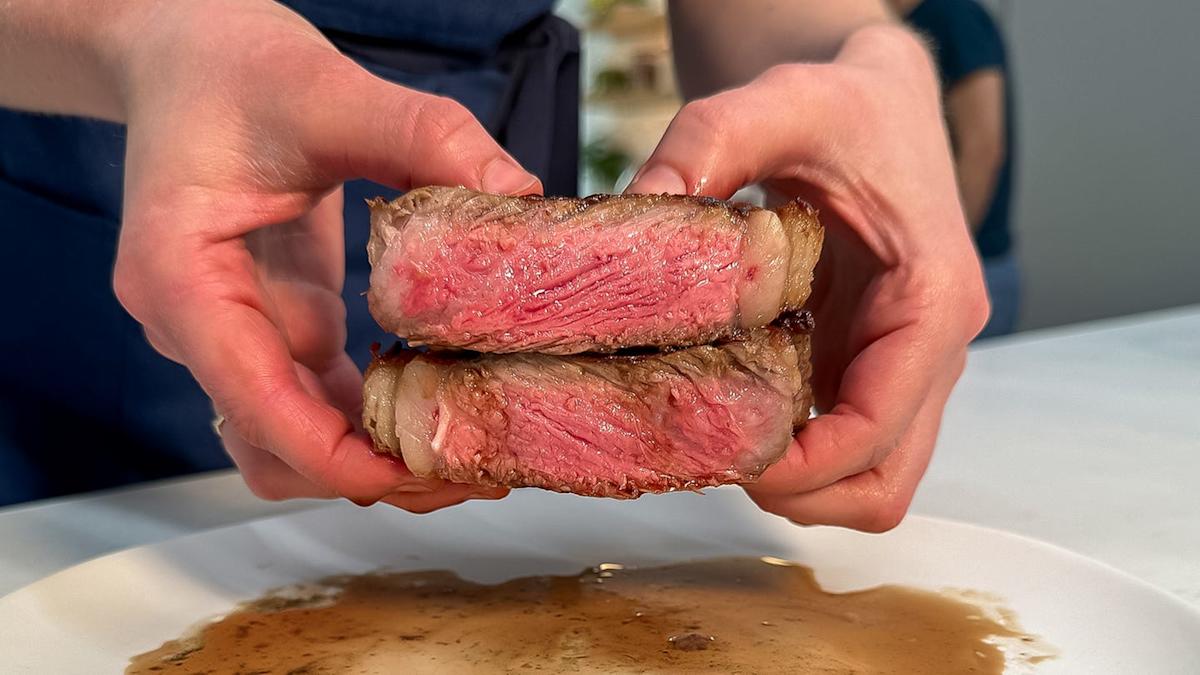 FemaCampInmate1's tweet card. Food editor Taylor Ann Spencer explains what that red juice coming out of your steak actually is.