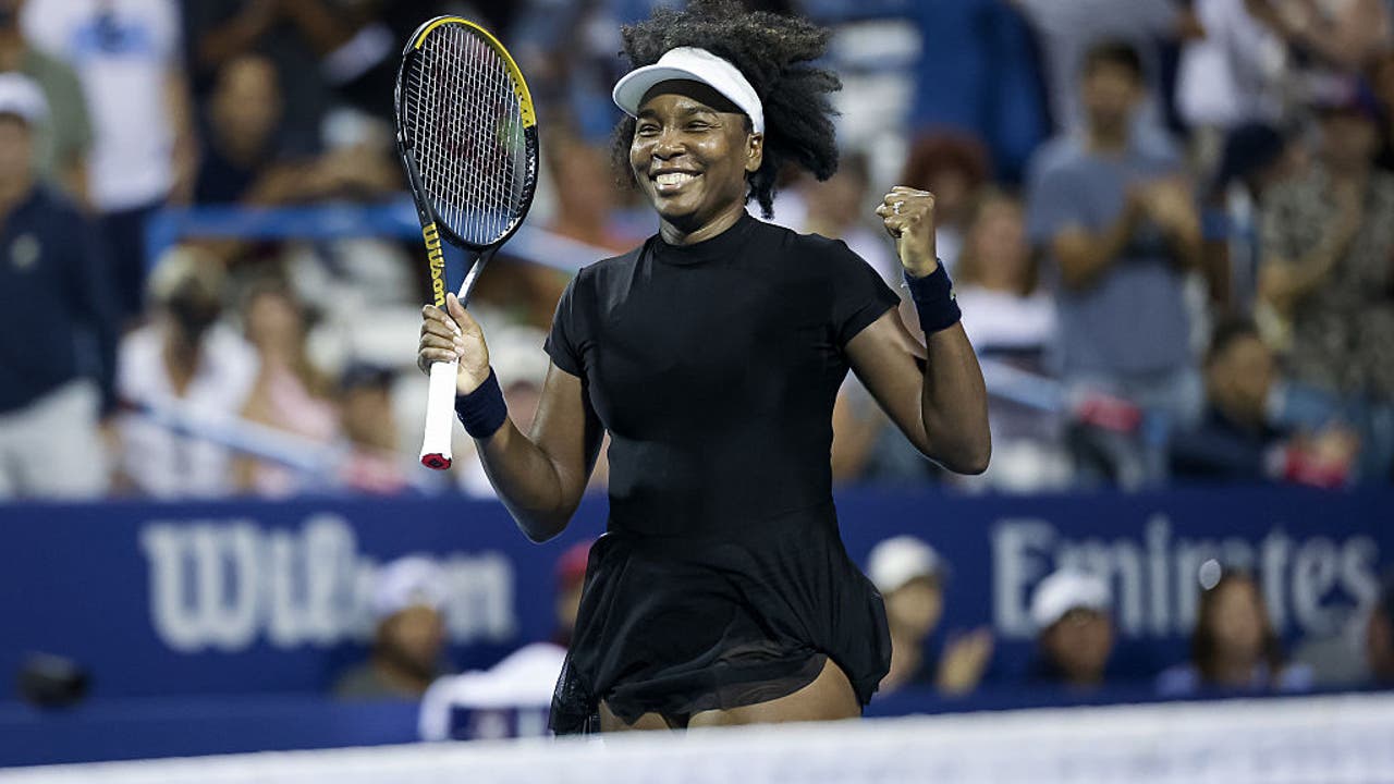 fox6now's tweet card. Venus Williams won her first singles match in nearly two years at the DC Open, becoming the oldest woman to win a WTA tour match since Martina Navratilova in 2004.
