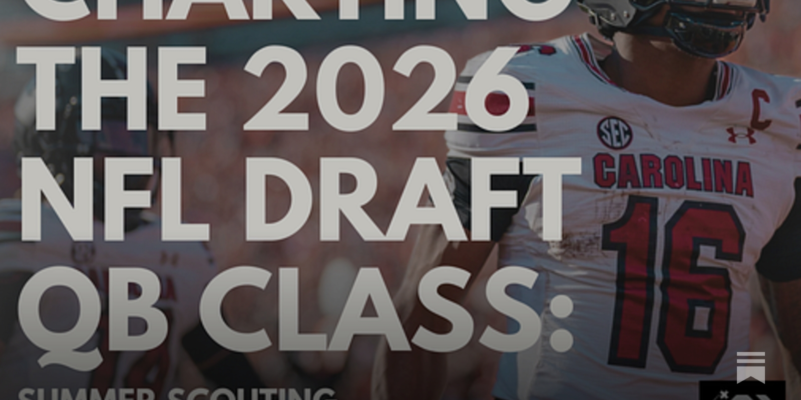 DaftonDraft's tweet card. Charting through the 2026 NFL Draft charts of quarterbacks heading into a long offseason of summer scouting