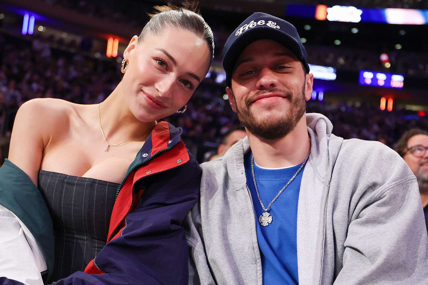 people's tweet card. Pete Davidson spoke out for the first time since his girlfriend, Elsie Hewitt, announced the couple is expecting their first child together. "Everybody's just been super excited for me, because they...