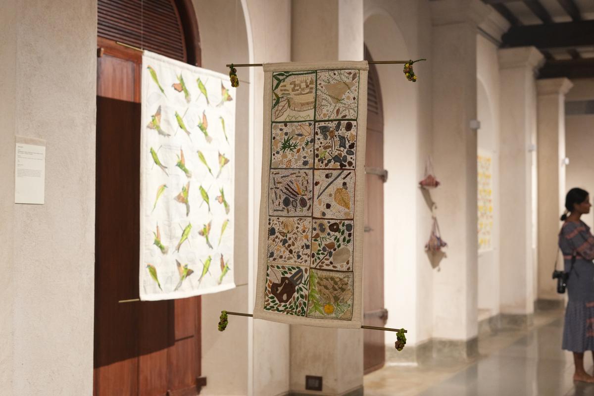drcbjee's tweet card. In an art world that still reflects caste and class divides, embroidered stories by Lambadi women — each beginning as a six inch square — rejects the binary  