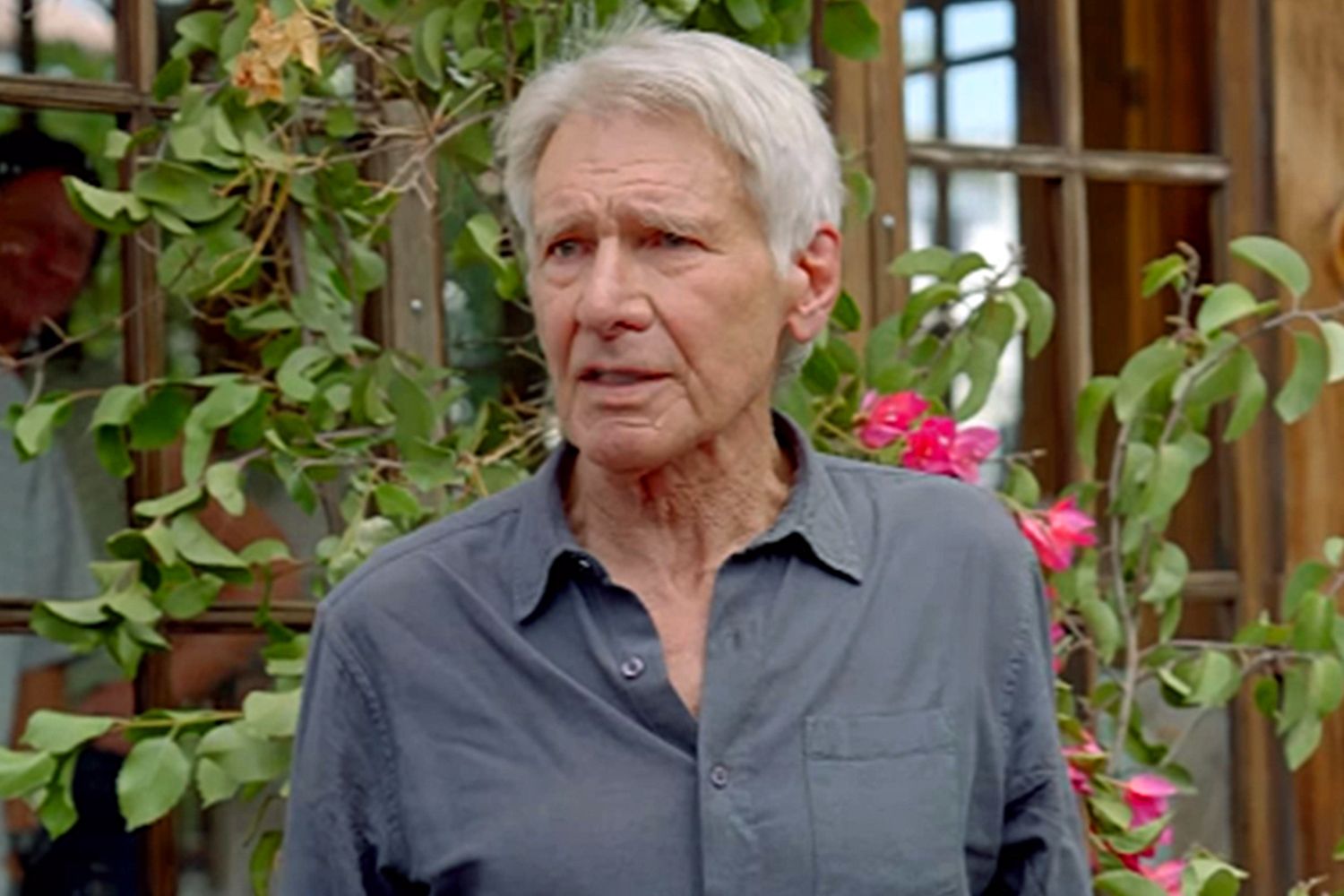 EW's tweet card. Harrison Ford was visibly emotional while addressing the cast and crew of 'Shrinking' on the day the third season wrapped. 'How you make people feel, is just f---ing amazing,' he said.
