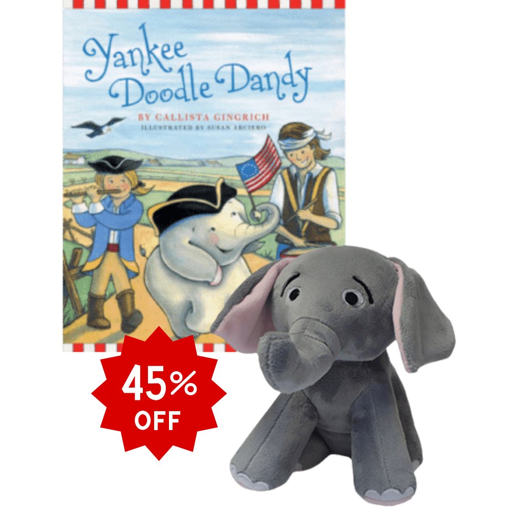 Gingrich360's tweet card. Flash Sale! 45% off!  This copy of “Yankee Doodle Dandy” is autographed by Ambassador Callista L. Gingrich and includes an Ellis the Elephant plush toy. Ellis the Elephant dives back into history! In...
