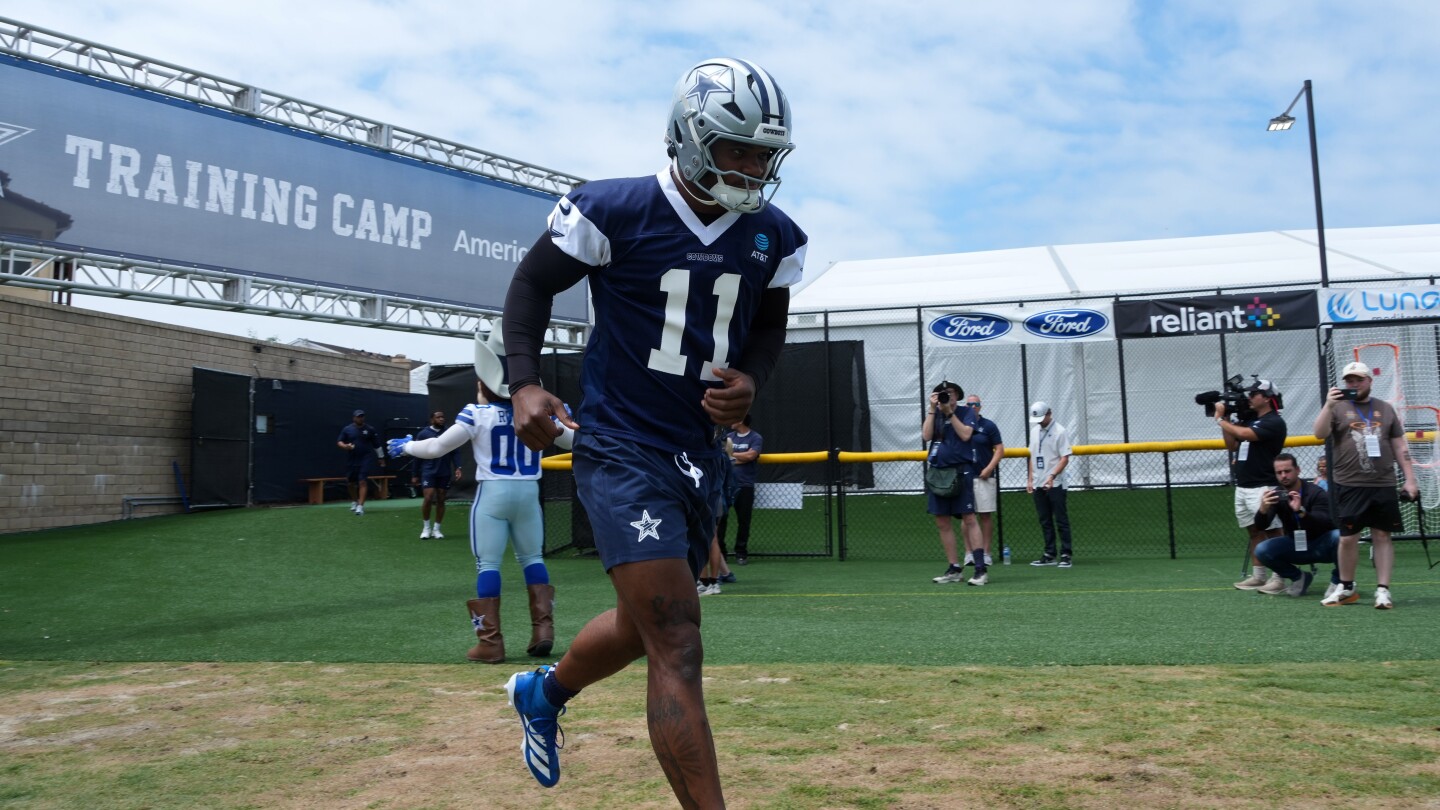 ProFootballTalk's tweet card. If Parsons stays away more than five days, the Cowboys can shut him down for the full season — and not pay him.