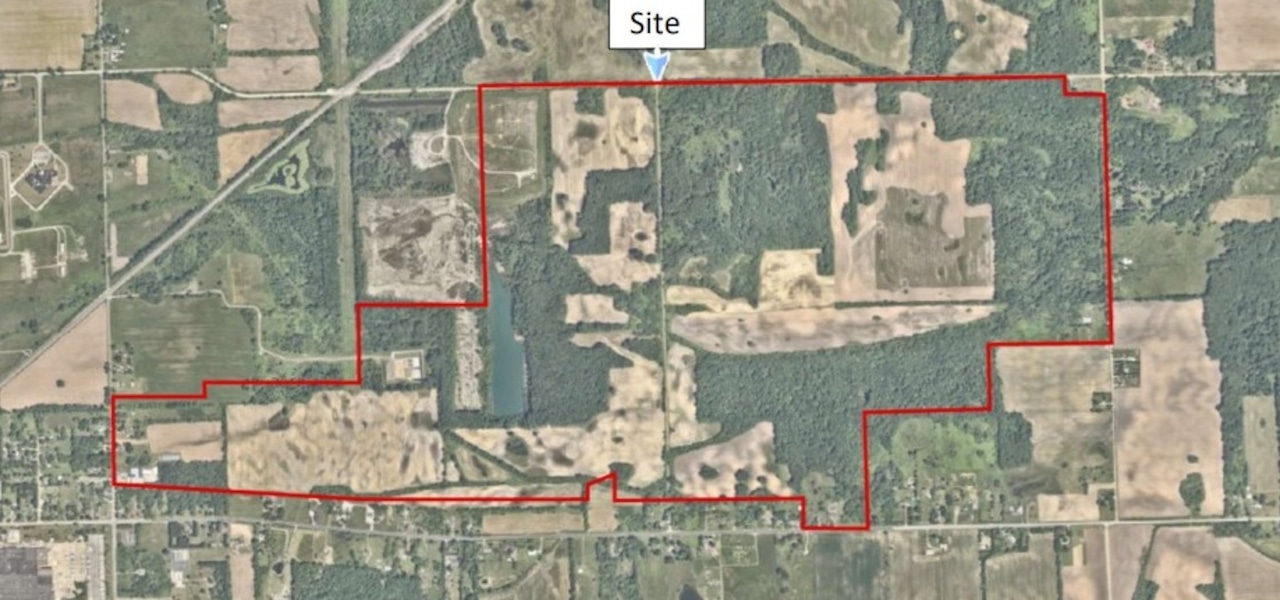 MLive's tweet card. The 522-acre rezoning passed unanimously on the condition the land near Milan would only be used for a high-tech computing data center.