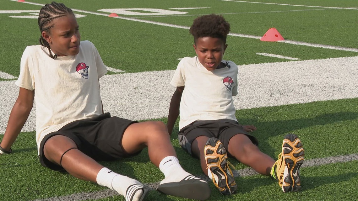 wusa9's tweet card. CEO Carl Ehrlich says the kids are competing in the first time the junior Olympics has had flag football.