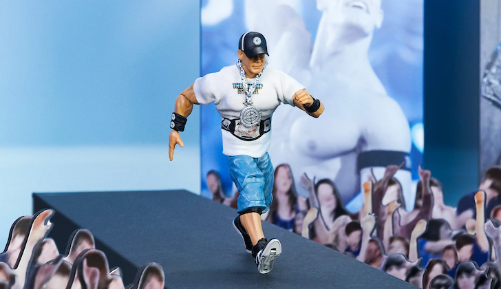 Wheeljack83's tweet card. Jeffrey Harris checks in with an early look at the SDCC 2025 Mattel Creations Exclusive Ultimate Edition John Cena action figure.