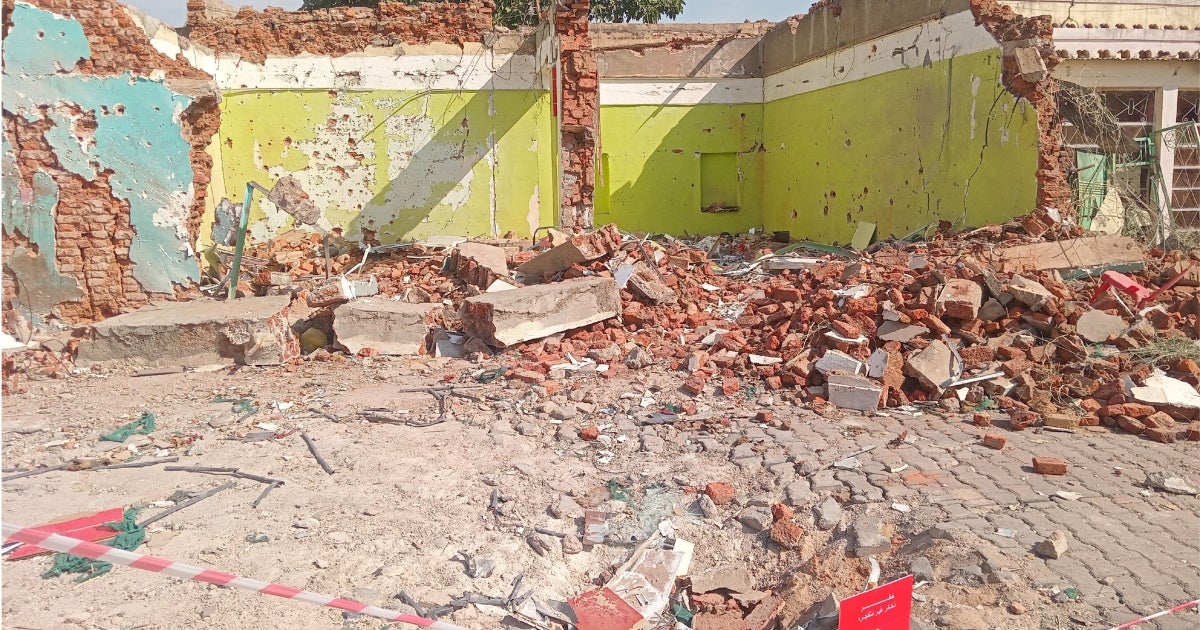 qoga12's tweet card. The Sudanese Armed Forces used unguided air-dropped bombs to carry out attacks in residential and commercial neighborhoods in Nyala, South Darfur in early February 2025.