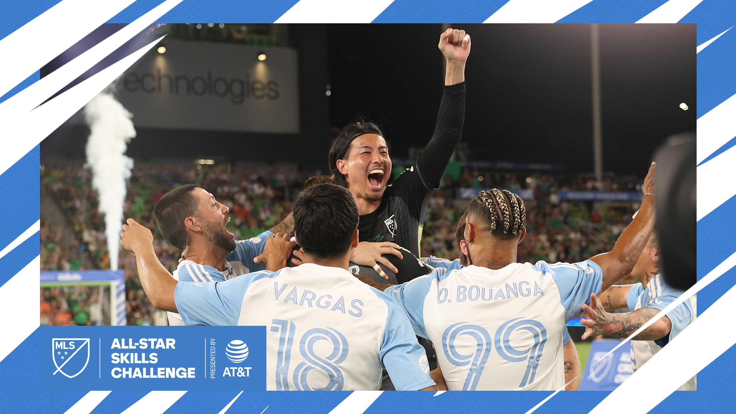MLS_PR's tweet card. FC Cincinnati’s Evander dominates with historic performances in MLS All-Star Shooting Challenge presented by AT&T and MLS All-Star Passing Challenge presented by Bounty
