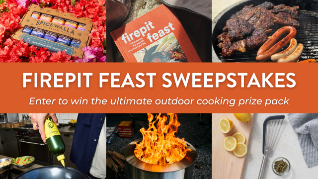 CSid_Go's tweet card. Firepit Feast Sweepstakes Enter below for a chance to win everything you need to cook over open fire and host the backyard gathering of the season! ENTER TO WIN THE COOKBOOK THE PRIZES One grand pr…