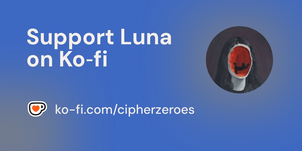cipherzeroes's tweet card. Support Luna