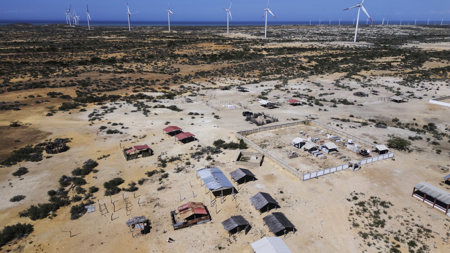 sjgrattan's tweet card. Colombia’s wind energy plans in La Guajira are faltering as major companies exit and projects remain stalled.