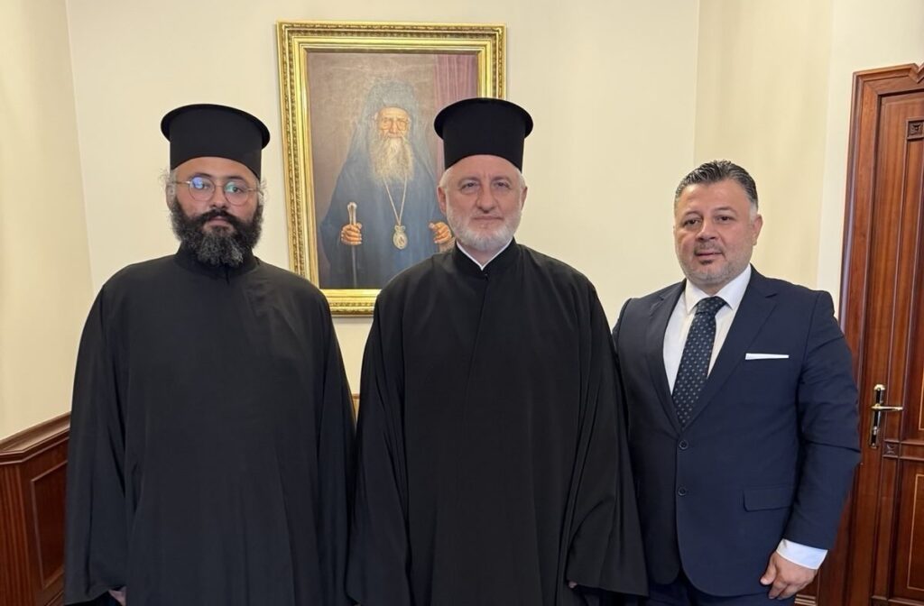 GrecoNation's tweet card. Archbishop Elpidophoros of the Greek Orthodox Archdiocese of America (GOA) convened at the Ecumenical Patriarchate of Constantinople in Istanbul with a delegation from the Greek Orthodox Community of...