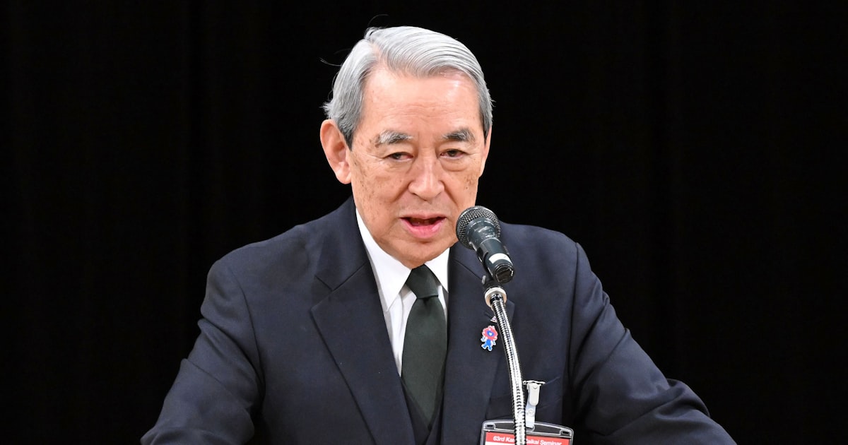 nikkeikansai's tweet card. 日米関税交渉が合意したことを受け、関西経済連合会の松本正義会長（住友電気工業会長）は23日、「産業界の努力で乗り越えられる水準に近づいた」とのコメントを発表した。米国が引き続き重要な市場であるとの見解を示し「関西経済界としても直接投資の拡大を含め米国経済の発展に貢献していく」と強調した。トランプ米大統領は22日、日本に対する相互関税を25%から15%に引き下げることで合意したと