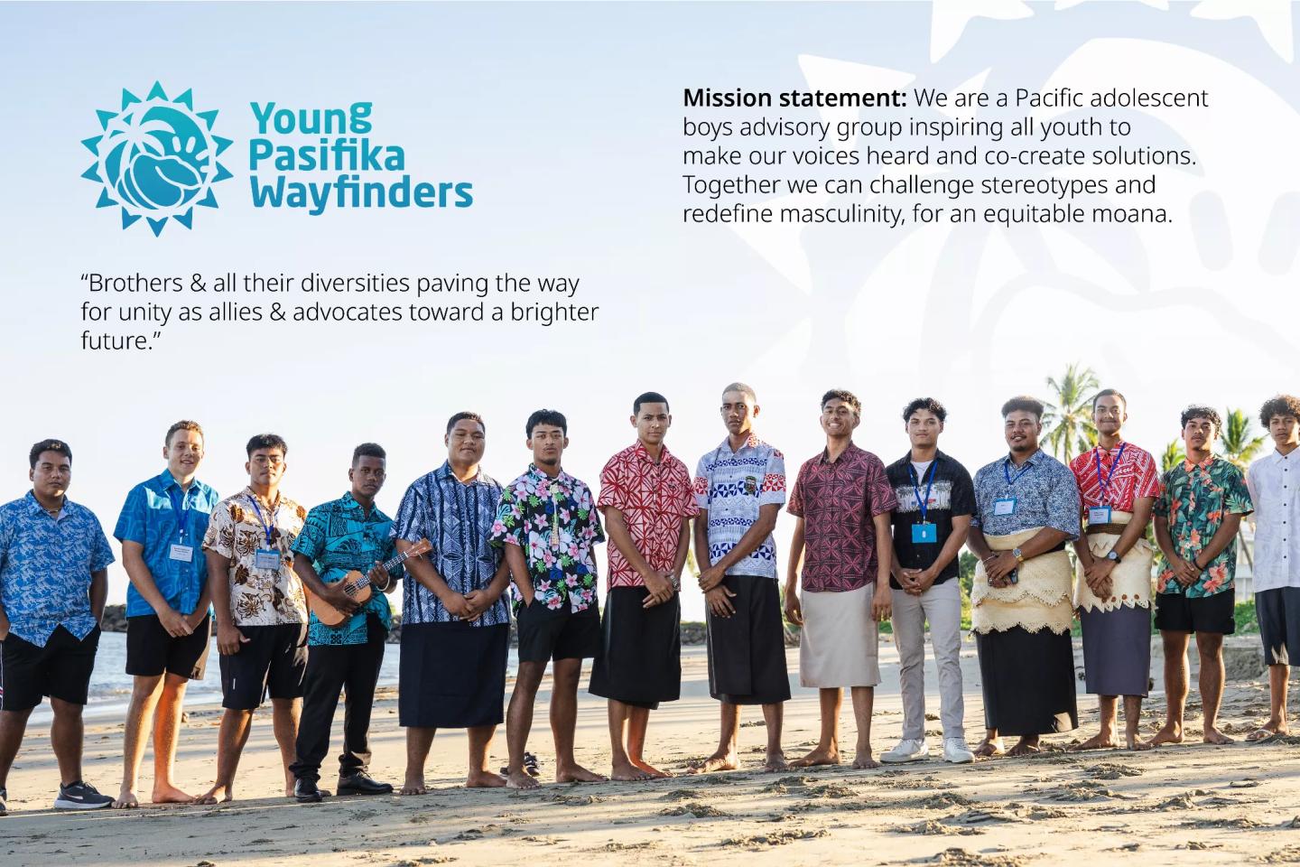 UNICEFPacific's tweet card. Paving the way for unity as allies and advocates toward a brighter future