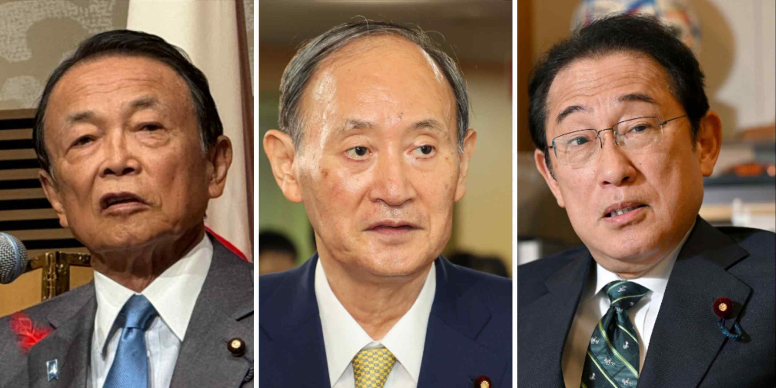 NikkeiAsia's tweet card. Leader meets with three former prime ministers to discuss his political fate