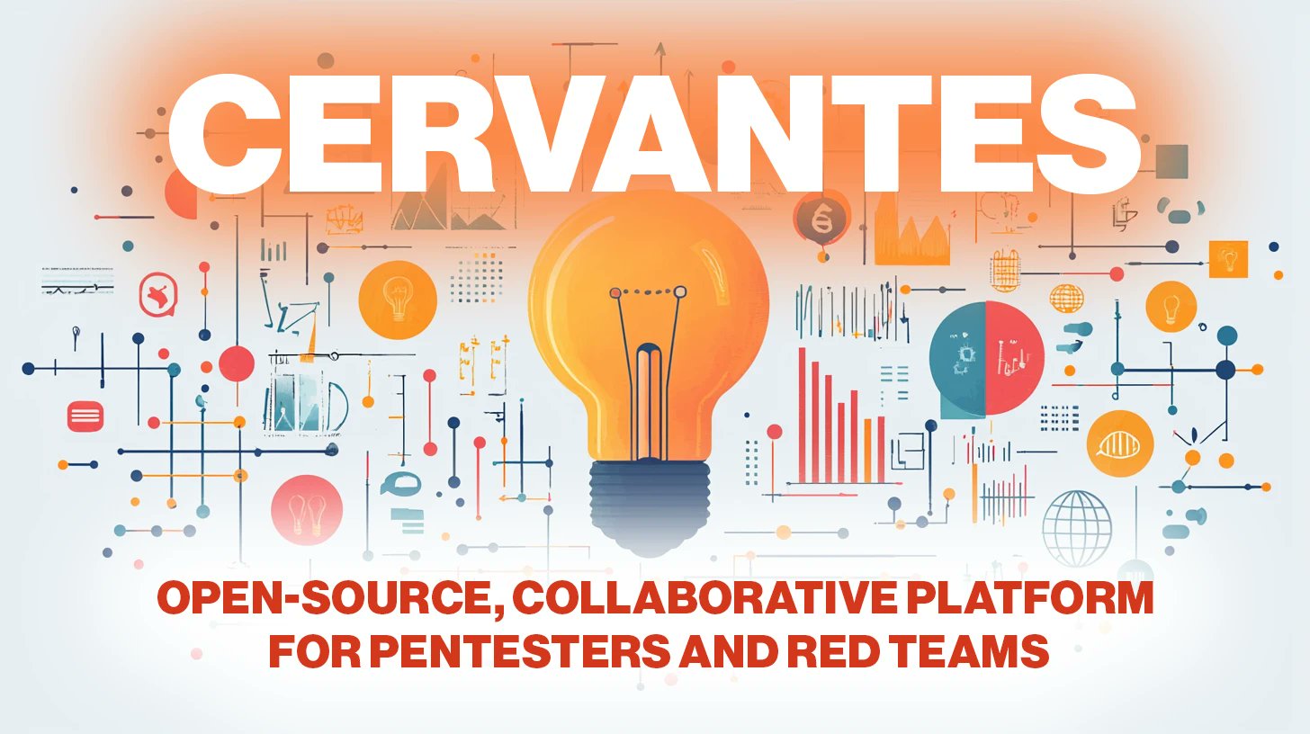 helpnetsecurity's tweet card. Cervantes is an open-source collaborative platform built for pentesters and red teams. It offers a centralized workspace to manage projects.