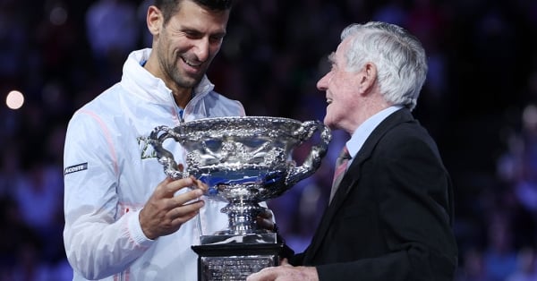 AustralianOpen's tweet card. A three-time major semifinalist in 2025, one more Slam title would see Novak Djokovic break a 53-year-long record held by Ken Rosewall – something the Aussie great would be happy to see.