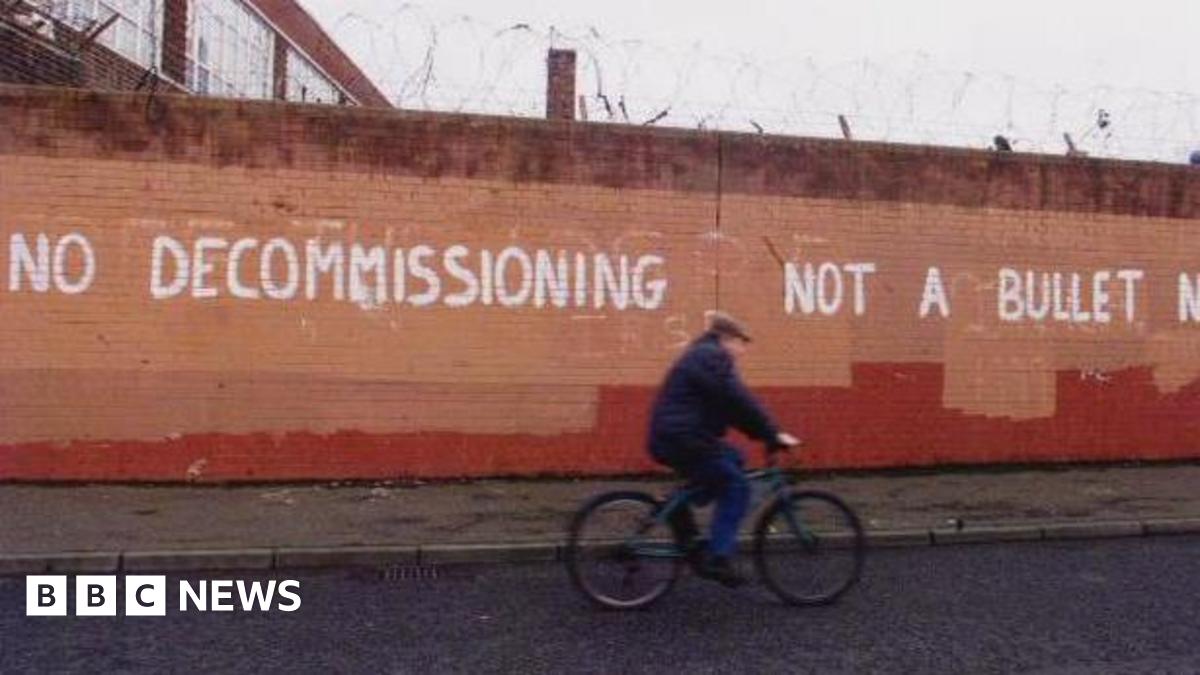 BBCNewsNI's tweet card. Surveillance from space by the USA was suggested as a way to verify that the IRA was decommissioning weapons.