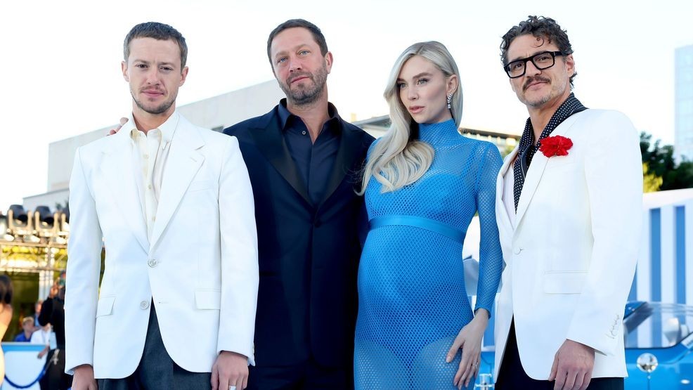 FOXBaltimore's tweet card. The Fantastic Four have landed in Los Angeles! Pedro Pascal, Vanessa Kirby, Joseph Quinn, and Ebon Moss-Bachrach dazzled on the premiere carpet.