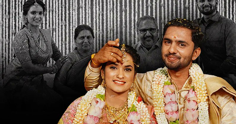 nanduagain's tweet card. Trigger warning: Mentions of death by suicideA luxury car worth Rs 70 lakh. 300 sovereigns of gold. A wedding that cost Rs 2.5 crore. 78 days later, a dead youn