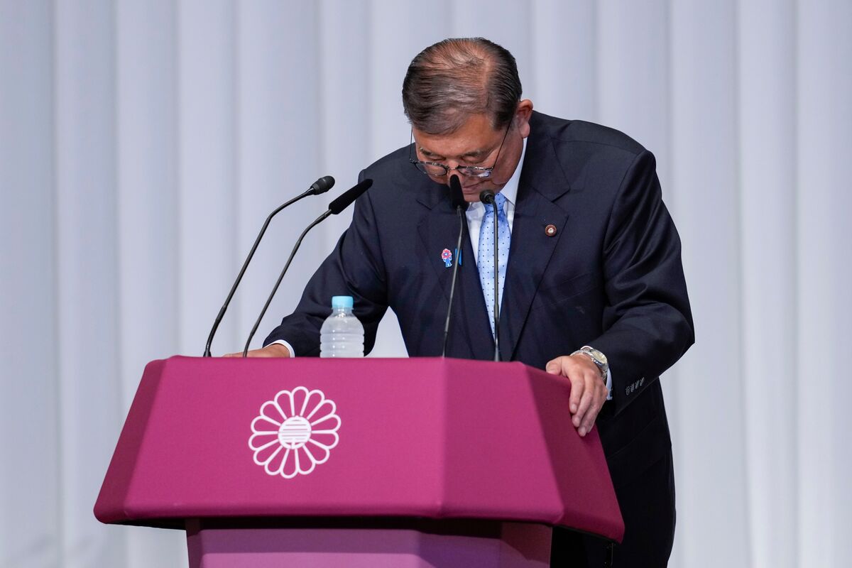 opinion's tweet card. Shigeru Ishiba’s trade deal with Donald Trump will be his last act as leader.
