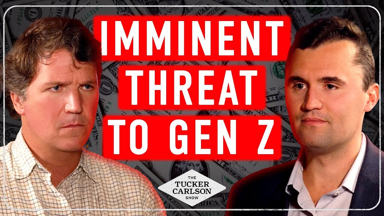 digital_jail's tweet card. In this episode: Charlie Kirk on how continuing to ignore the debt slavery of Gen Z will lead to revolution.