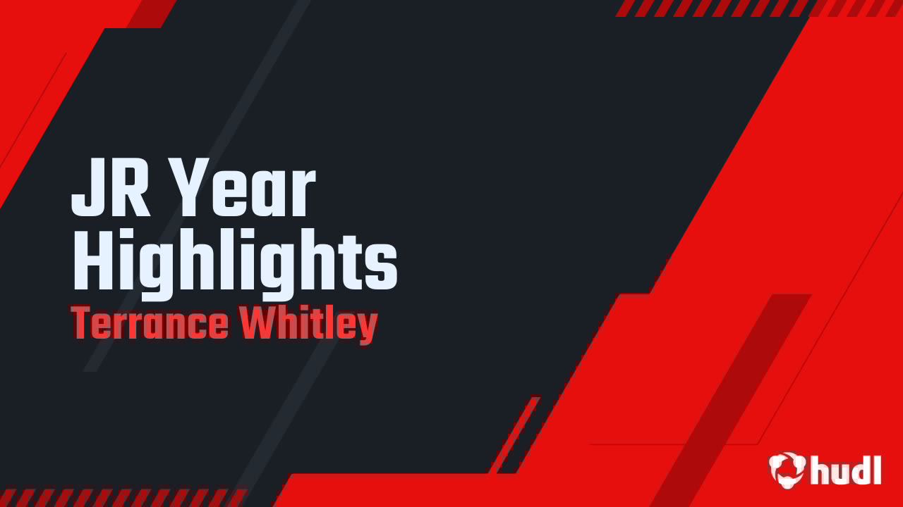 Terrancewhitle's tweet card. JR Year Highlights