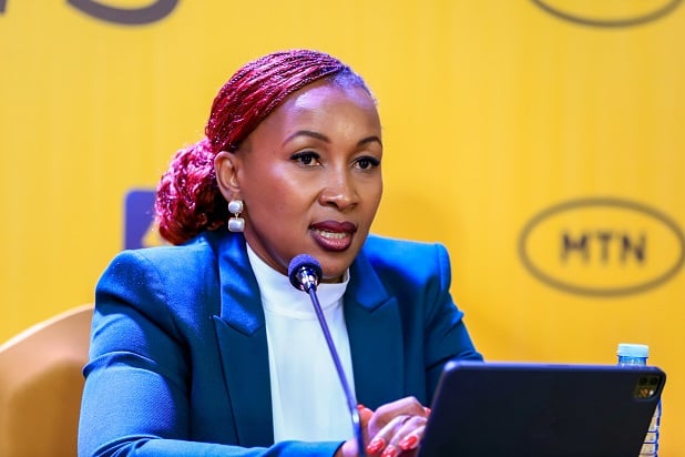 DailyMonitor's tweet card. The structural separation is the second phase of the larger plan in which MTN is seeking to create an independent Fintech company driven by mobile money