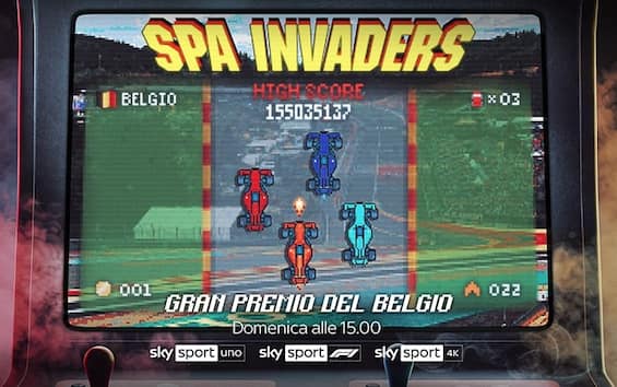 SkySportF1's tweet card. Diretta come sempre su Sky e streaming su NOW