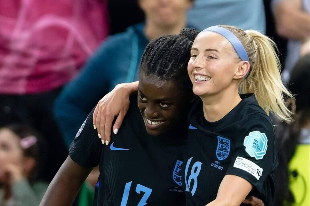 Zonal_Marking's tweet card. So often, Sarina Wiegman’s England look like they will be eliminated before a final. Somehow, they never are