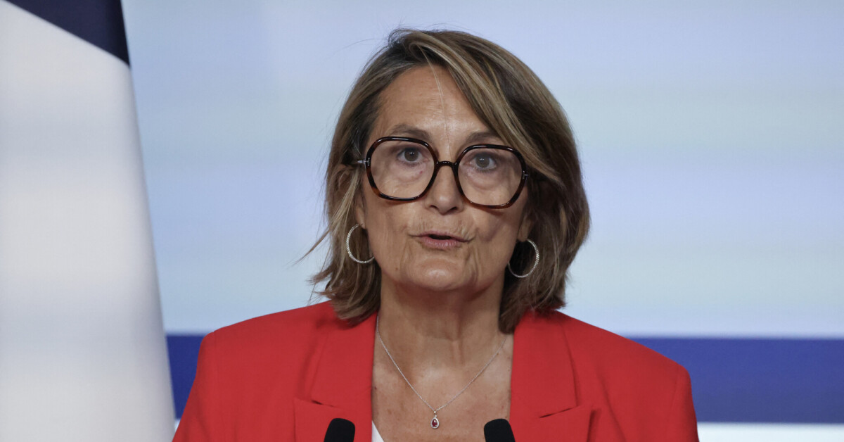 FigaroPolitique's tweet card. La porte-parole du gouvernement Sophie Primas défend la liberté de Bruno Retailleau dans un...