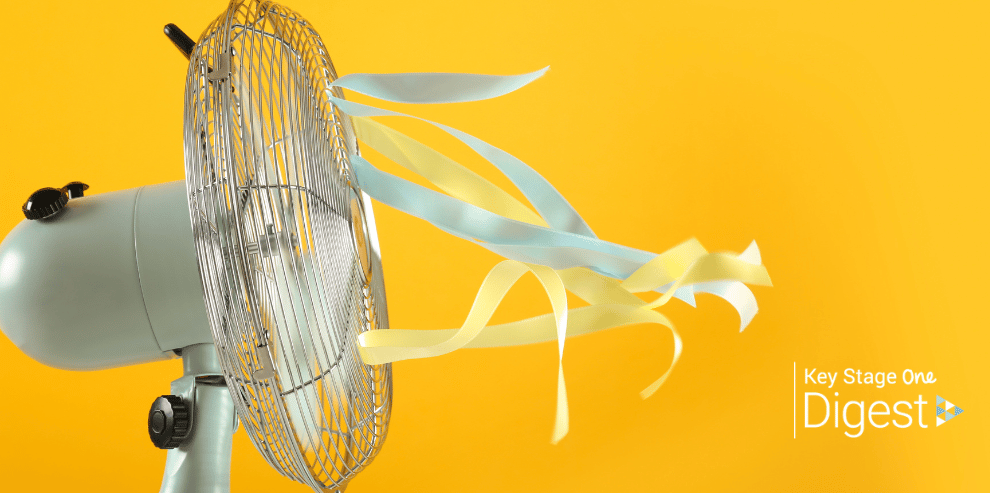 VickiDigest's tweet card. Government advice on coping with hot weather in schools.