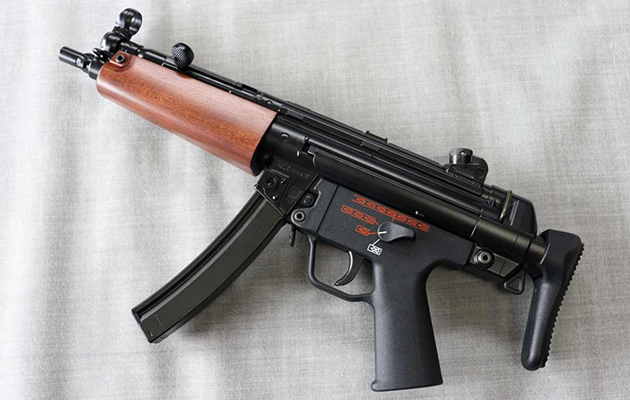 hyperdouraku's tweet card. オリジナル木製ストックを製造・販売するIf-ProductのIf-Product。今回は東京マルイ製 MP5A4/A5 木製ハンドガードの紹介です。