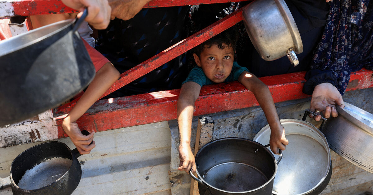 AlMonitor's tweet card. By Daphne Psaledakis(Reuters) -More than 100 largely aid and rights groups on Wednesday called for governments to take action as hunger spreads in Gaza, including by demanding an immediate and...