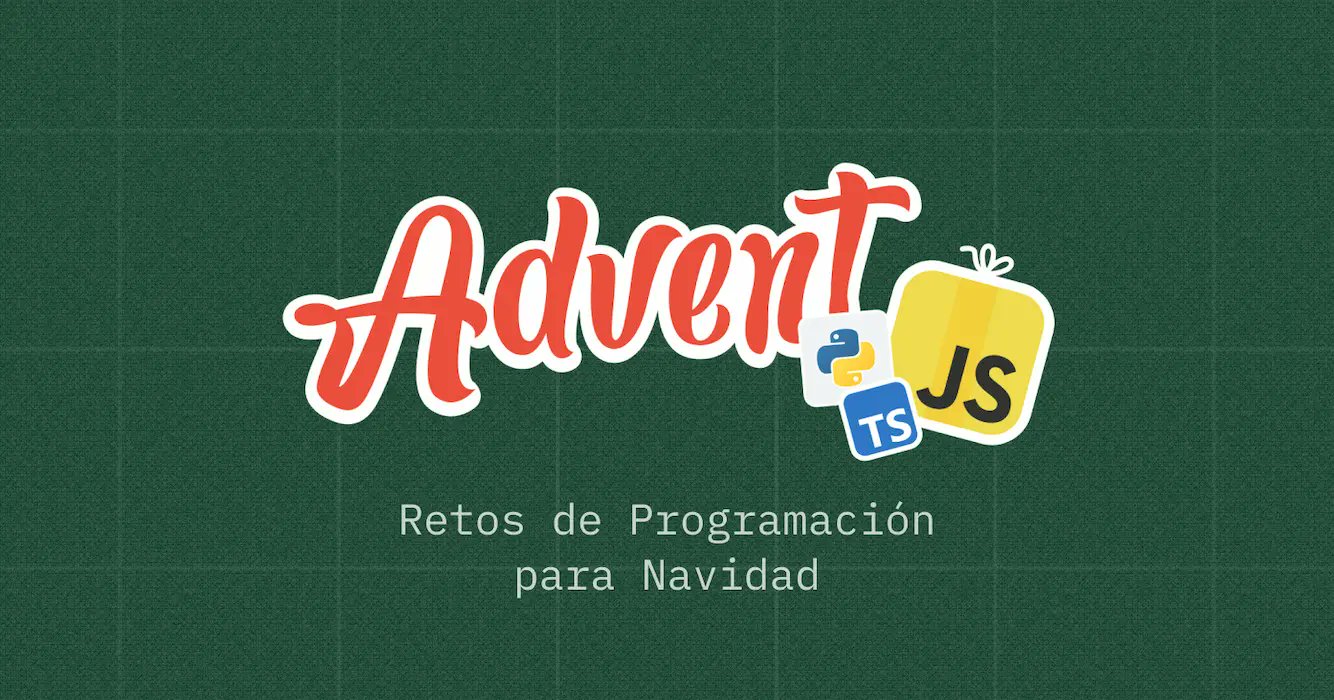 sinmsinm's tweet card. adventJS - JavaScript, TypeScript and Python coding challenges every day of December