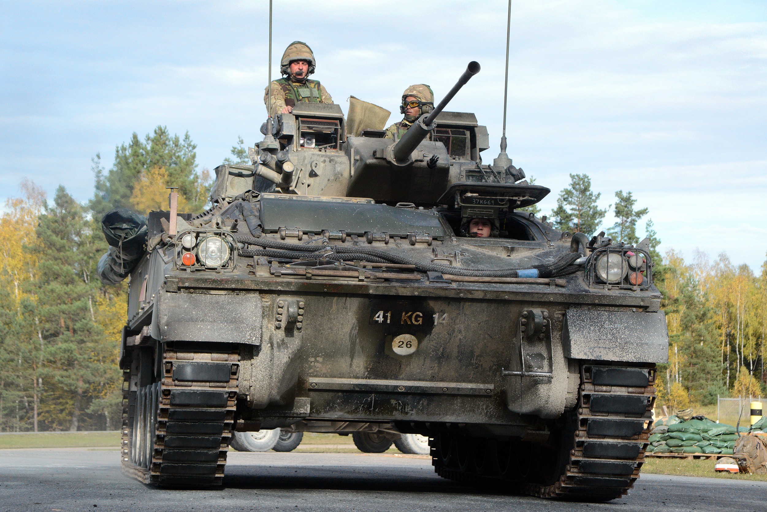 Defence_blog's tweet card. The British Army’s Warrior infantry fighting vehicles (IFVs), in service for over 40 years, are set to begin retirement in 2027, with decommissioning expected to continue into the early 2030s. While...